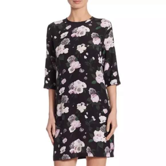 EQUIPMENT Floral Silk Aubrey Dress XS $398 - Picture 2 of 5